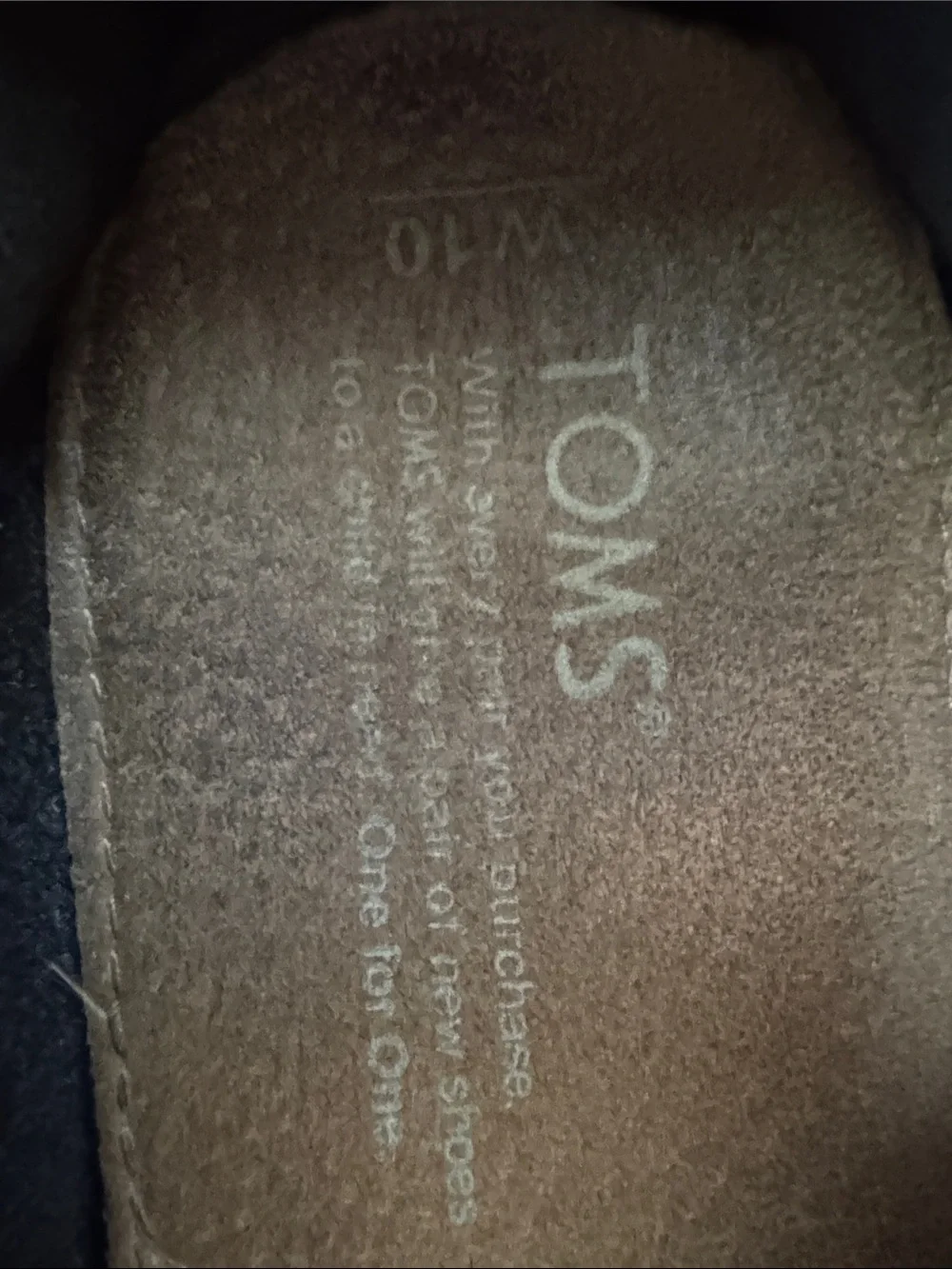 Vintage Toms Women's Black Leather Slip-On Espadrilles